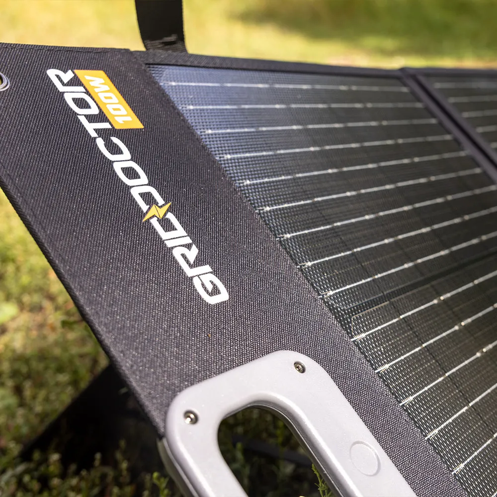 100W Solar Panel Kit by Grid Doctor for the 300 Solar Generator System