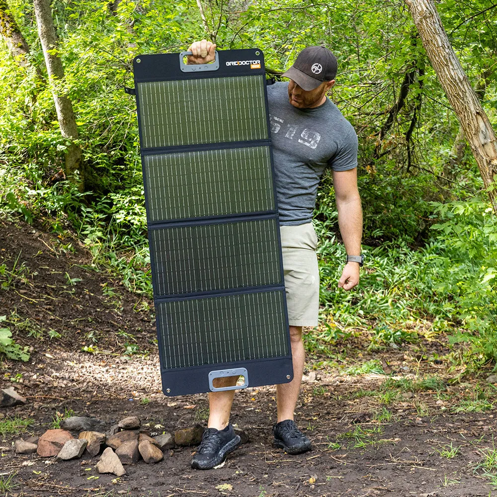 100W Solar Panel Kit by Grid Doctor for the 300 Solar Generator System