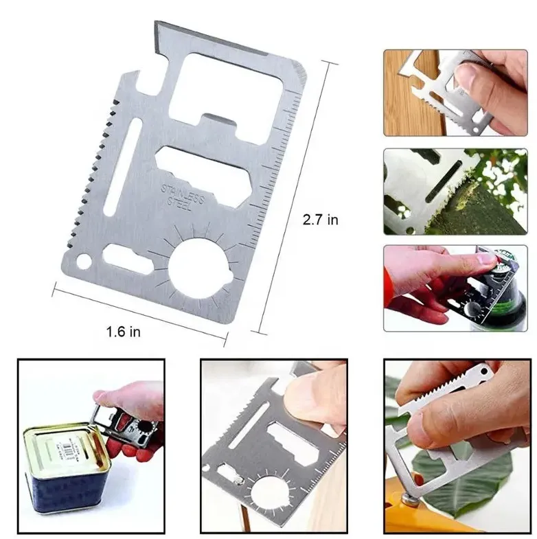 16-In-1 Outdoor Tactical Survival Camping Multi-Functional Kit