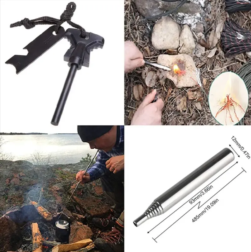 16-In-1 Outdoor Tactical Survival Camping Multi-Functional Kit