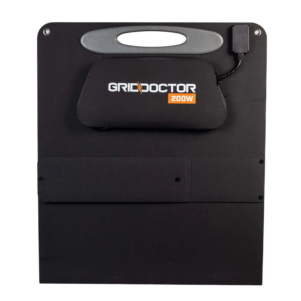 200W Solar Panel Kit by Grid Doctor for the 3300 & 2200 Solar Generator Systems