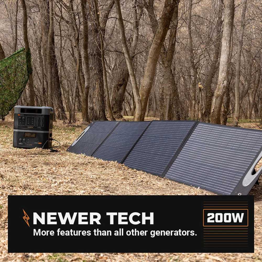 200W Solar Panel Kit by Grid Doctor for the 3300 & 2200 Solar Generator Systems