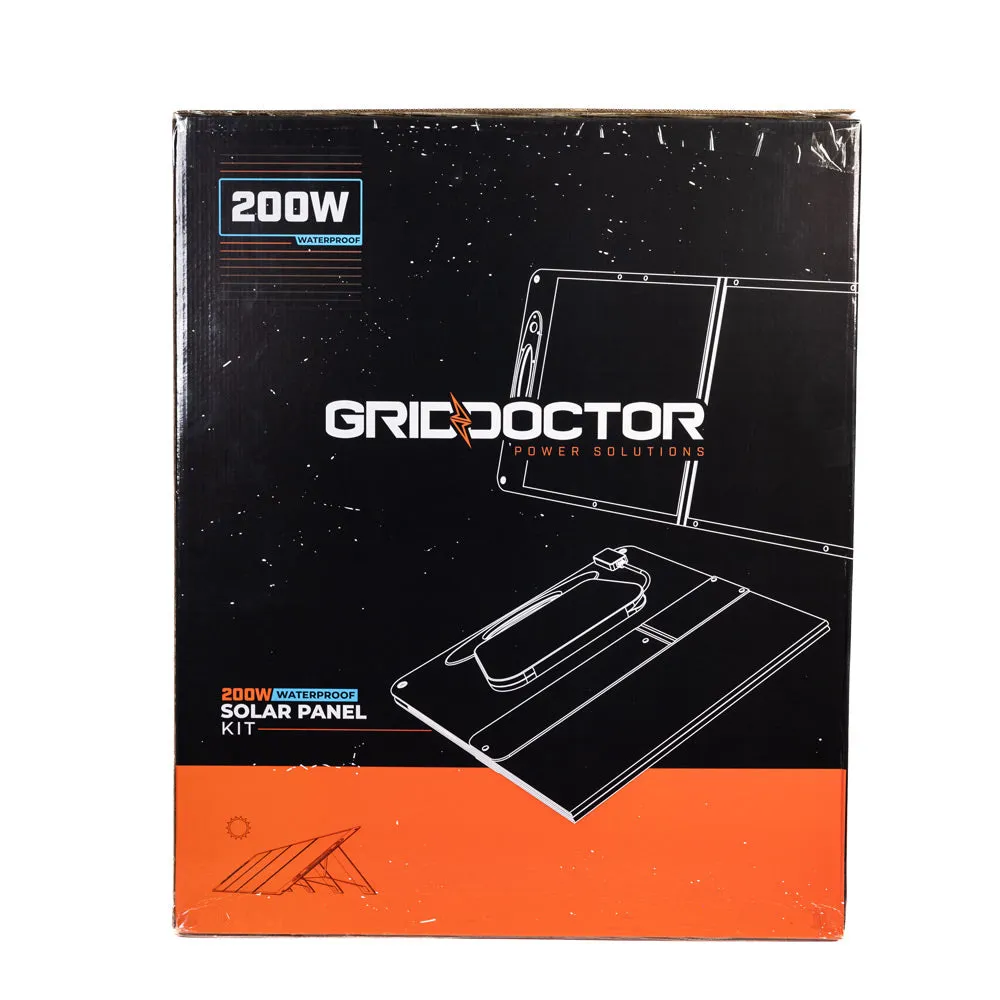 200W Solar Panel Kit by Grid Doctor for the 3300 & 2200 Solar Generator Systems