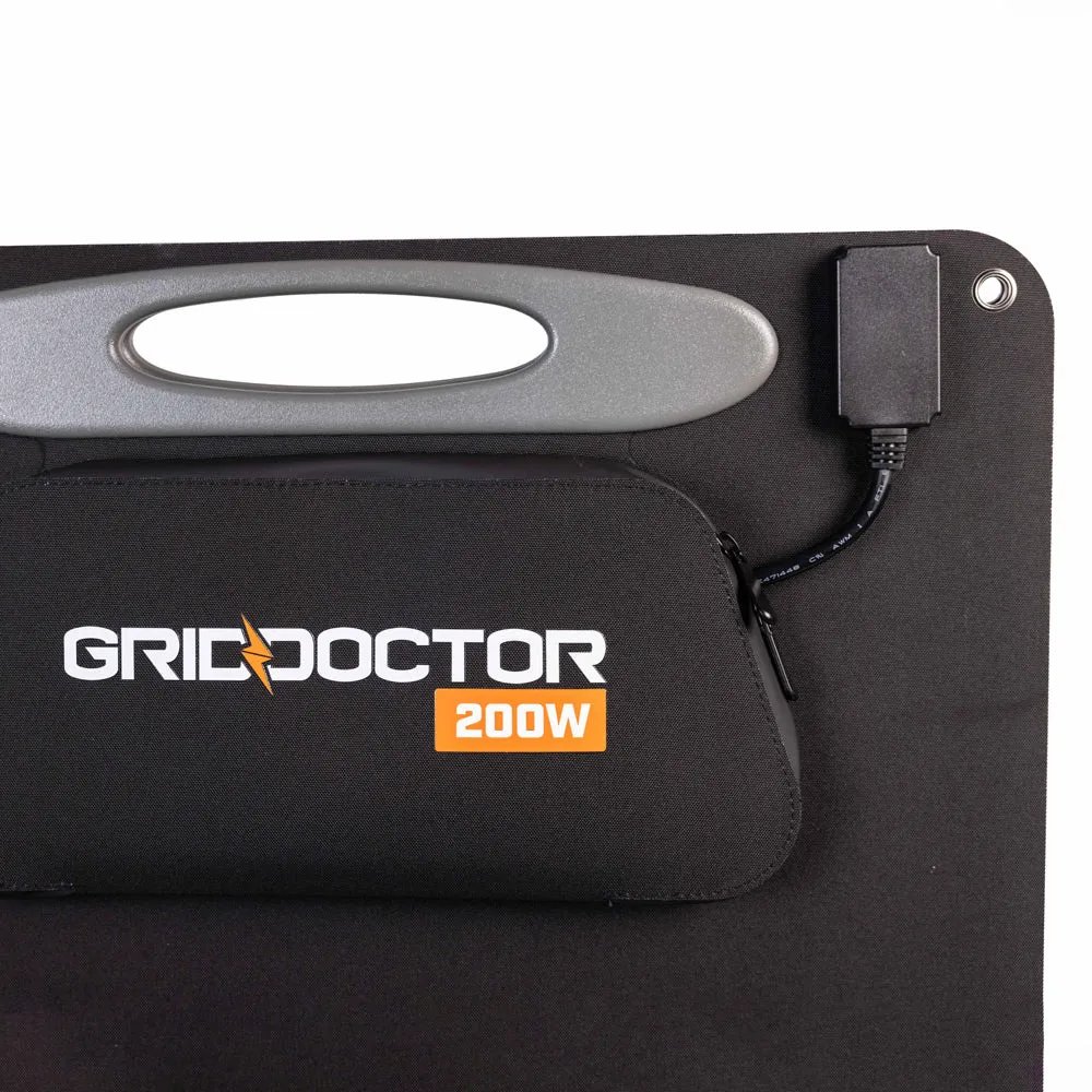 200W Solar Panel Kit by Grid Doctor for the 3300 & 2200 Solar Generator Systems