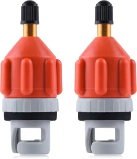 2Pcs Inflatable Boat SUP Pump Adapter Premium Conventional Air Adapter Sturdy SUP Air Adapter Quickly Inflation and Strong Sealing SUP Pump Adapter for Inflatable Boat, Paddleboard,Kayak