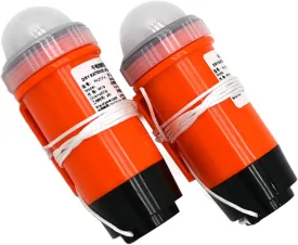 2PCS Life Jacket Light, Eco-Friendly Waterproof LED Strobe Lights Automatic Survivors' Locator for Tubing, Rafting, Water Skiing, and Fishing Safety Strobe Light Lights LED