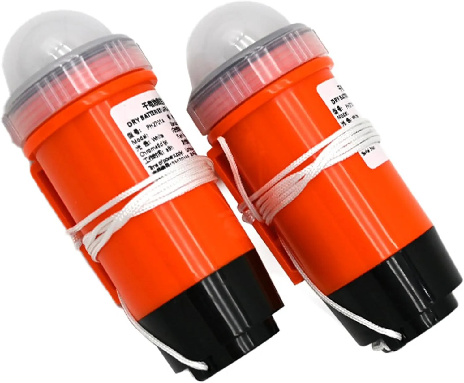 2PCS Life Jacket Light, Eco-Friendly Waterproof LED Strobe Lights Automatic Survivors' Locator for Tubing, Rafting, Water Skiing, and Fishing Safety Strobe Light Lights LED