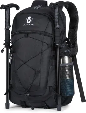 40L Hiking Backpack Lightweight Water Resistant Camping Outdoor Sport Trekking Travel Daypack for Men WomenBlack A