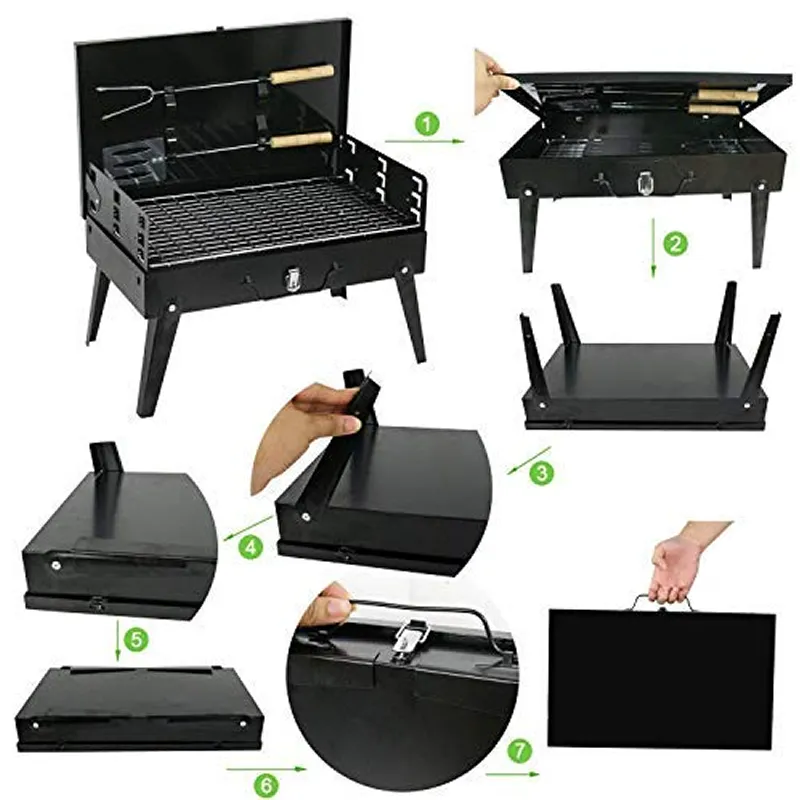 43X 26.5Cm Portable Imported Charcoal Grill- Hxs-14