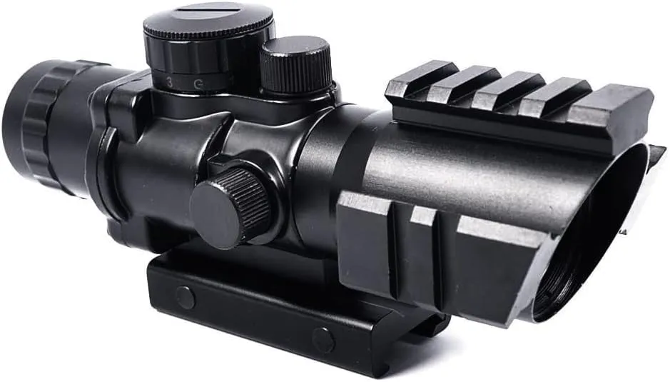 4x32 Rifle Scope, Acog Scope, 4X Rifle Scope, 4X Prism Scope, Picatinny Scope Mount Included with Each Prism Optic
