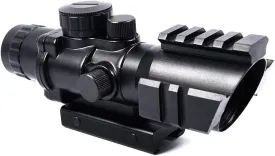 4x32 Rifle Scope, Acog Scope, 4X Rifle Scope, 4X Prism Scope, Picatinny Scope Mount Included with Each Prism Optic