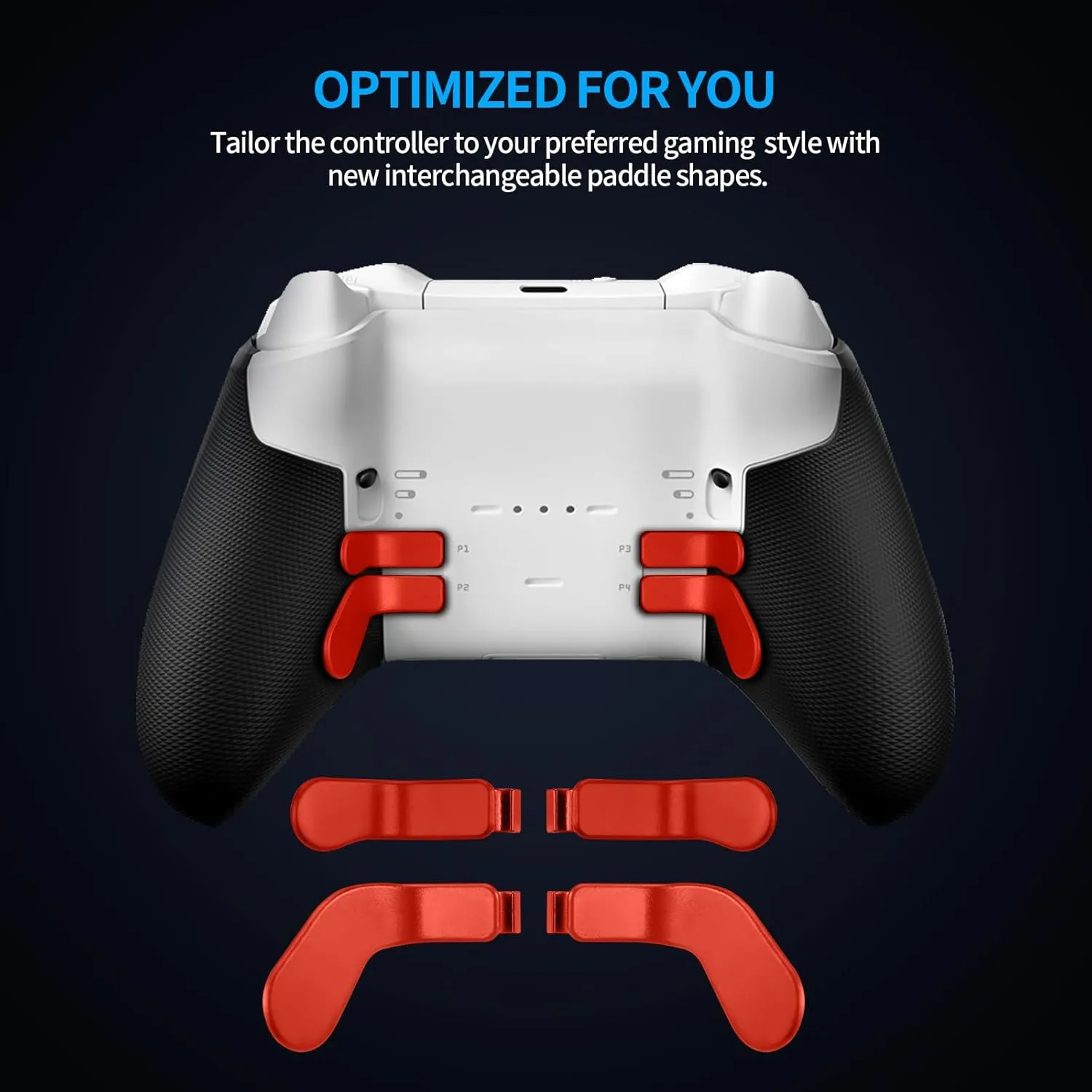 Accessories for Xbox Elite Controller Series 2-13 in 1 Replacement Paddles Thumbsticks Analog Sticks Joystick Parts Repair Kit Component Set with 2 D-Pads, 1 Tool