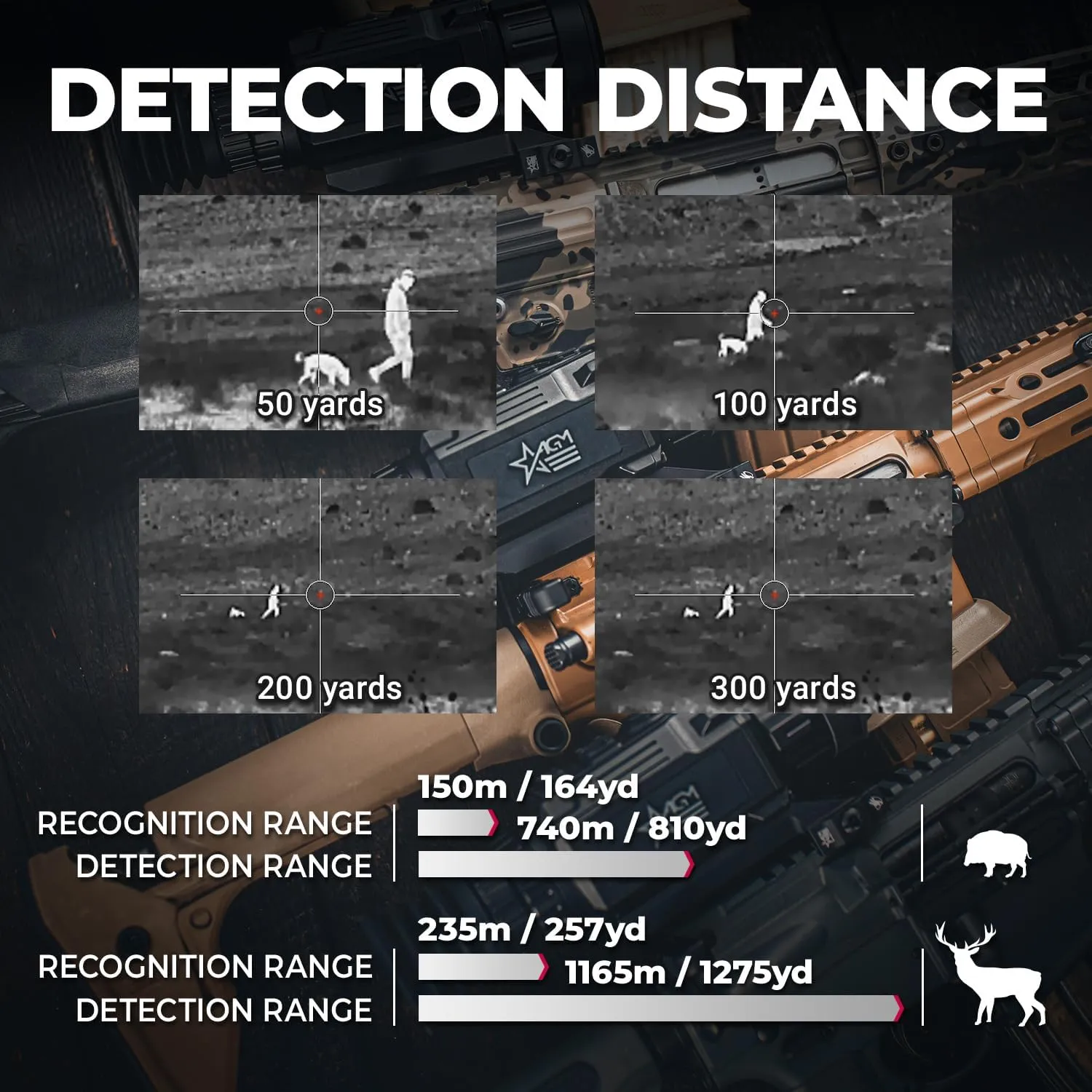 AGM Global Vision Rattler V2 Thermal Imaging Rifle Scope for Hunting. High Resolution Thermal Scope with High Sensitivity Thermal Optics IR Vision riflescope. Waterproof & Durable Design