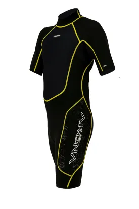 Akona Men's 2.5mm Shorty Back Zip Classic Line - Comfortable, Lightweight, Flexible Fit, Great Warmer Water Temperatures