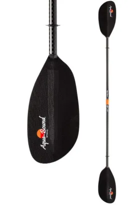 Aqua Bound Whiskey Carbon Posi-Lok Straight-Shaft Two-Piece Kayak Paddle (Closeout)