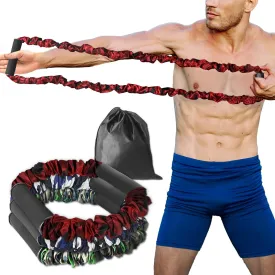 Archery Bow Trainer, 25 45 55 Lbs Archery Band Draw Exerciser Training, Rubber Strength Bands for Recurve Bow Compound Bow Shooting Beginner Experts