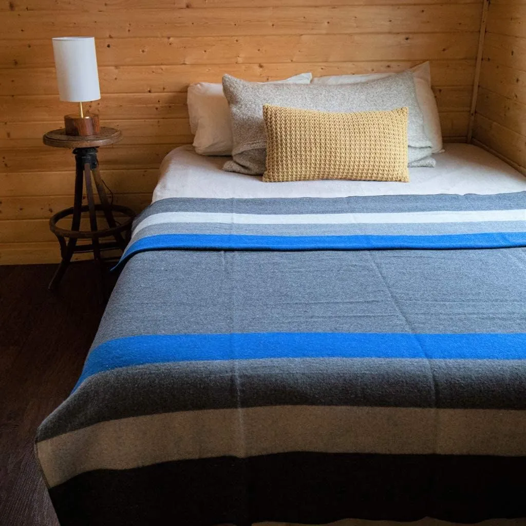 Arcturus Patterned Wool Blankets - 4.5lbs Warm, Heavy, Washable, Large | Great for Camping, Outdoors, Sporting Events, or Survival & Emergency Kits
