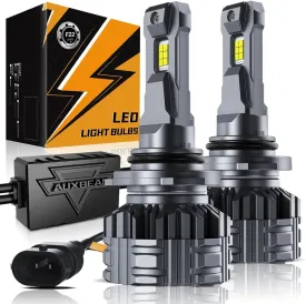 Auxbeam 9006 HB3 Fog Light, F22 Series 9006 Powersports, 6500K 110W 24000LM 700% Brighter 9006 Light For UTV ATV Offroad Vehicles