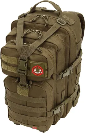 Backpack - 34L Molle Backpack - Military Army Style 1 to 2 Day Assault Pack Rucksack Survival Bag