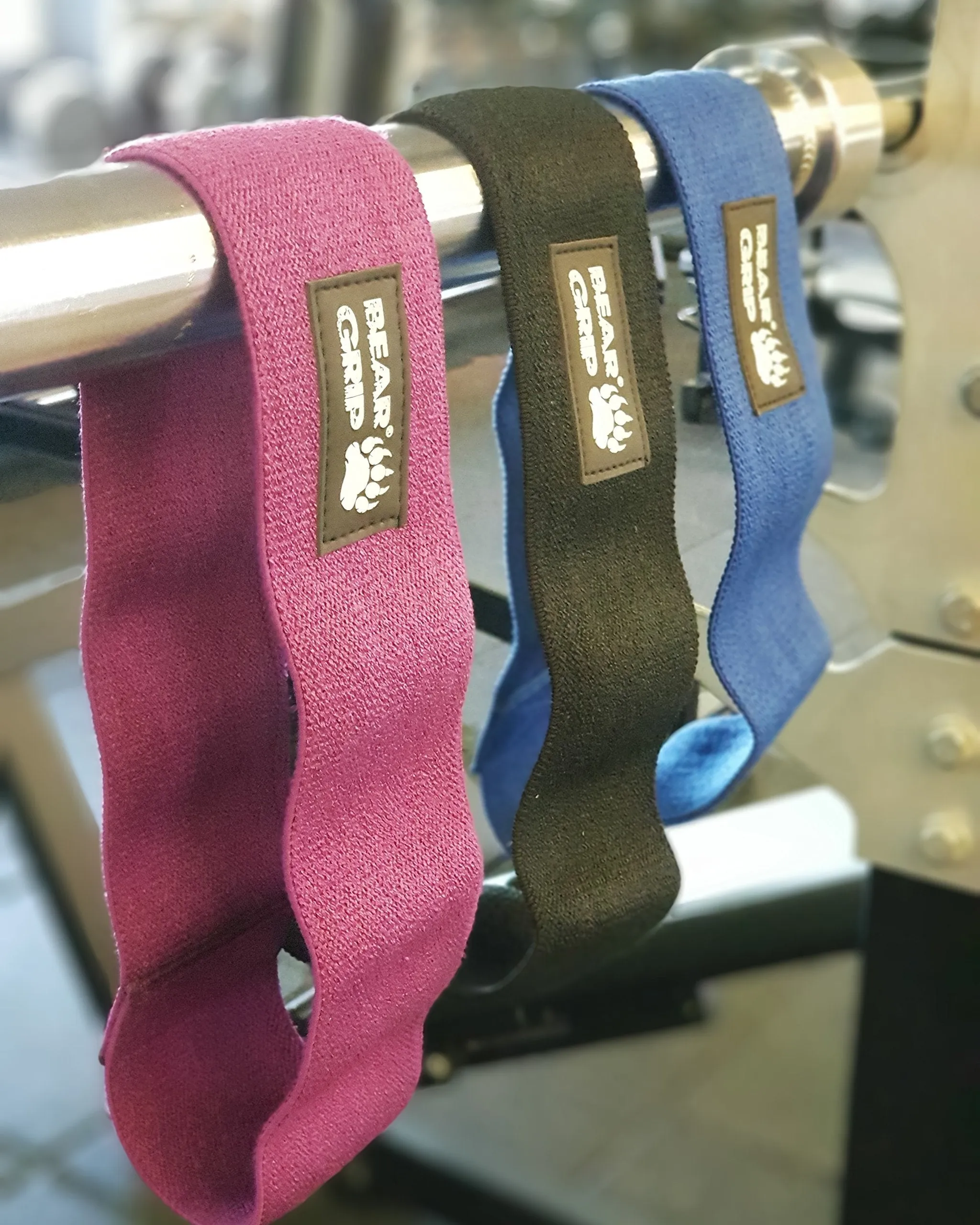 Bear Grip Hip Band Circle - Glute Activation Band Heavy Elasticated Cotton in Two Sizes Ideal for Warm ups … Blue M