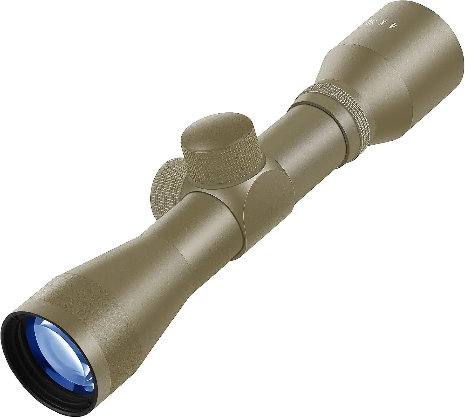 Beileshi 4x32 Compact Rifle Scope Crossbow Scope,Crosshair Optics Hunting Scope with 20mm Free Mounts