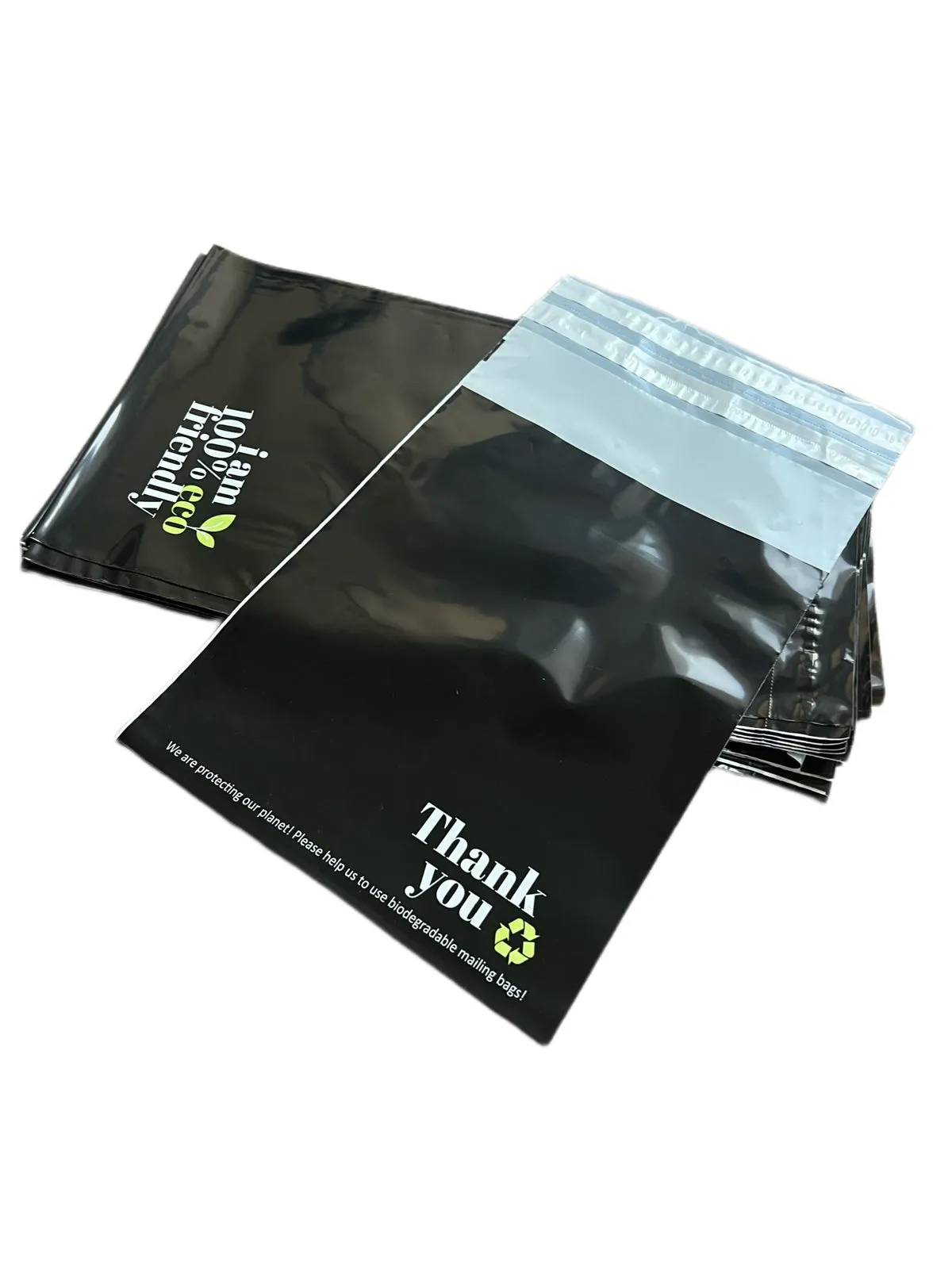Biodegradable Mailing Bags 100% with Double Peel & Seal Tape, 30 cm x 40 cm   7 cm 10 units