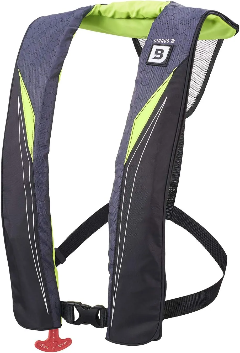 BLUESTORM Gear Cirrus26 Inflatable PFD Life Jackets for Adults | US Coast Guard Approved Automatic Life Vest w/Manual Override Convertibility