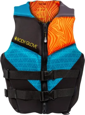 Body Glove Phantom Men's Neoprene Life Vest, USCG and Transport Canada Approved PFD, Lightweight, Fit for Boating Fishing Kayaking Rafting Paddling