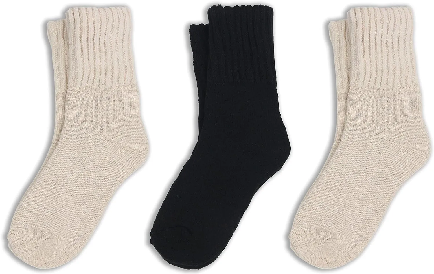 BomKinta Boot Socks for Women Winter Solid Thick Warm Socks Cozy Crew Socks Christmas Gift
