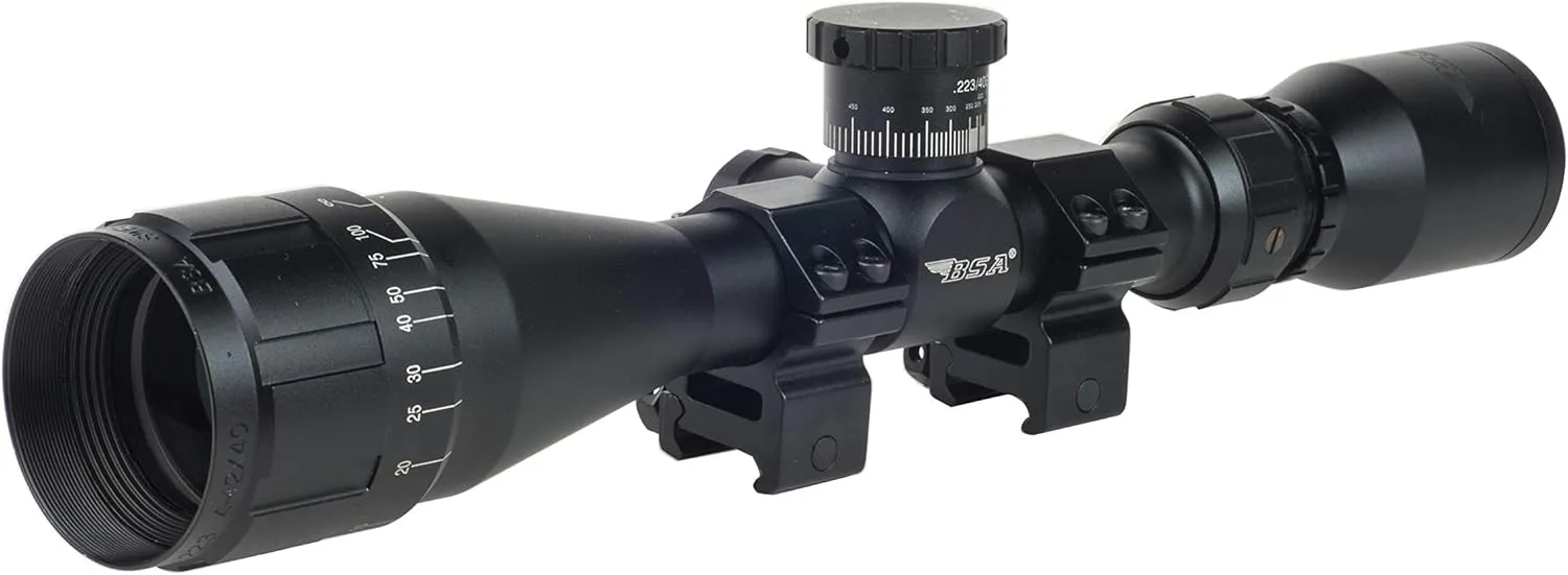 BSA Optics Sweet 223 AO 4-12X40, Black