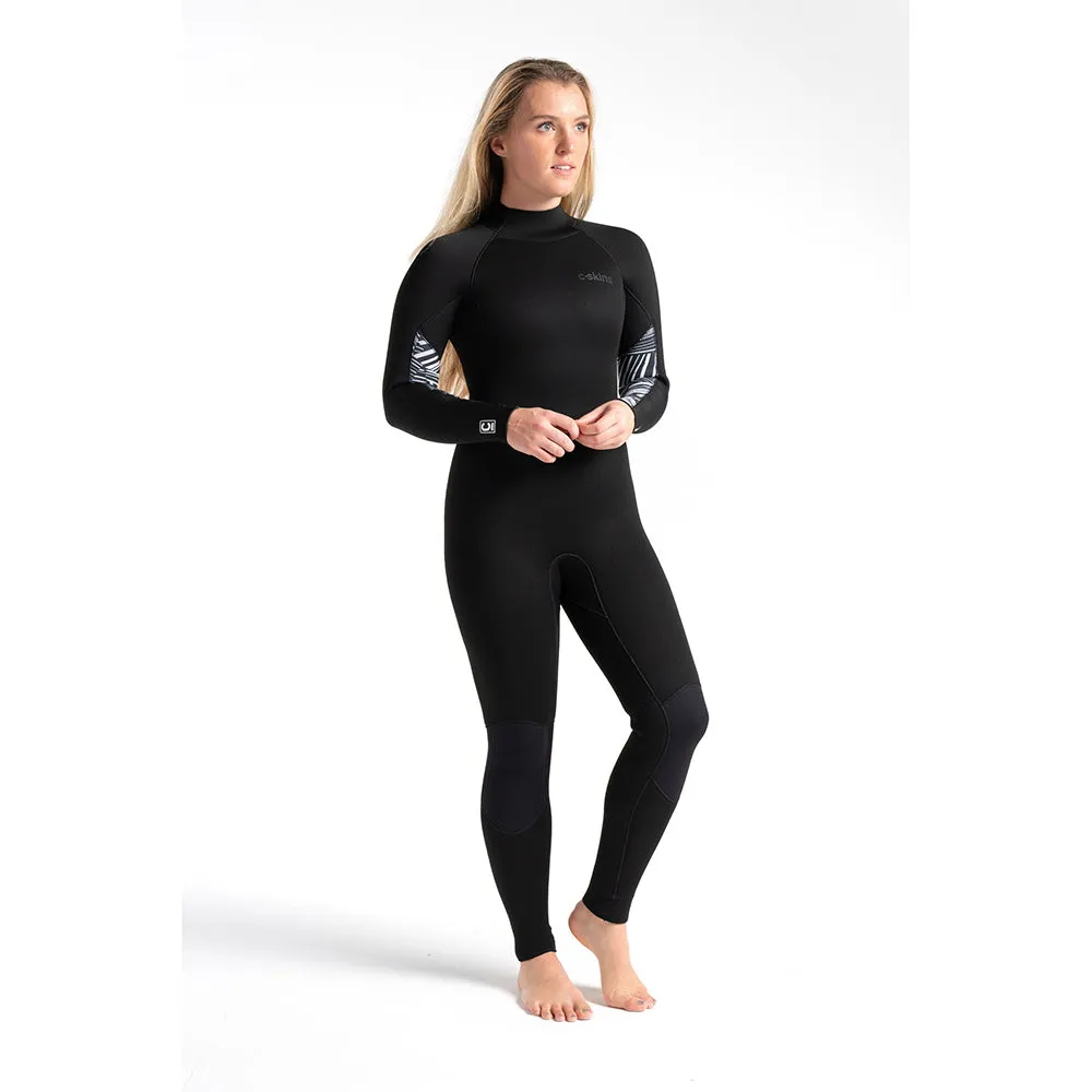 C-Skins Surflite 5/4/3mm Wetsuit - Raven Black Mono