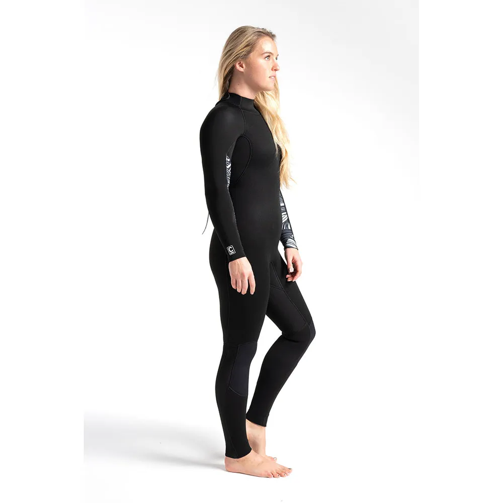 C-Skins Surflite 5/4/3mm Wetsuit - Raven Black Mono