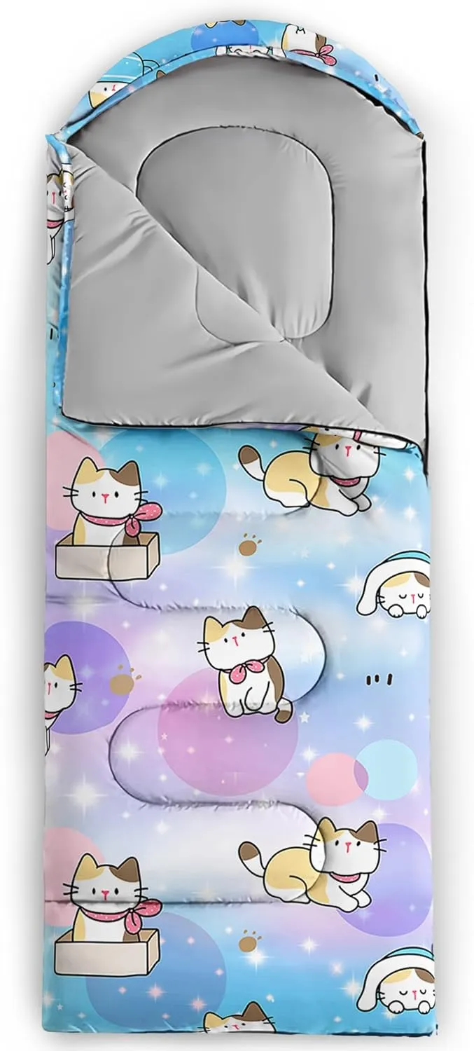 Camping Sleeping Bags,3 Season Warm & Cool Weather,Lightweight,Waterproof Sleeping Bags for Adults & Kids,Traveling,and Outdoors,Camping Gear Equipment