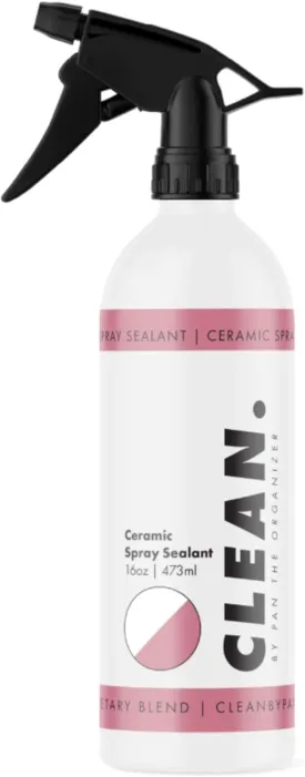 CLEAN. Ceramic Spray Sealant 16 oz  Ceramic Coating for Cars, Advanced Polymer Technology, Hydrophobic, UV & Chemical Resistant, 612 Month Durability, Safe for All Exterior Surfaces