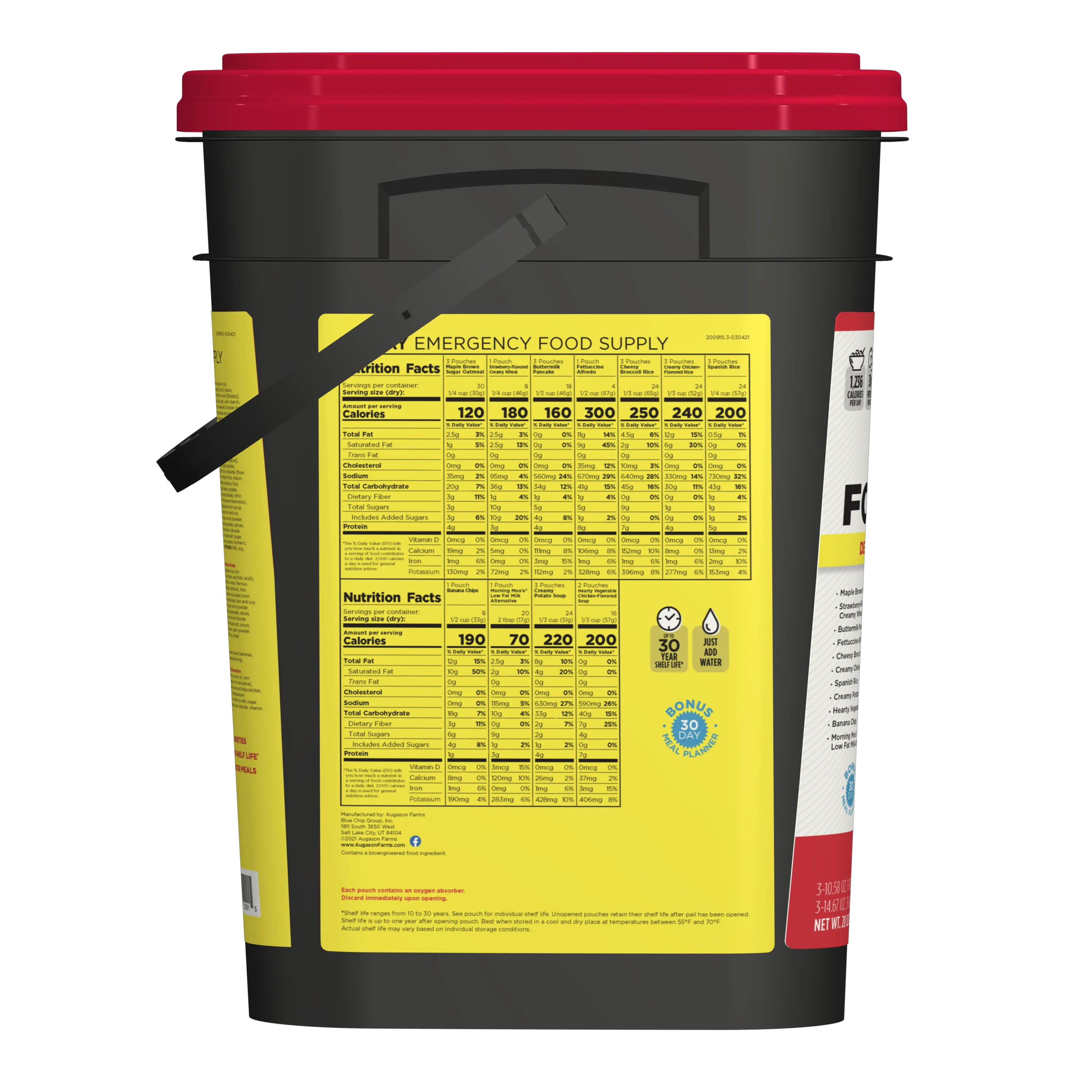 Deluxe 30-Day Emergency Food Storage