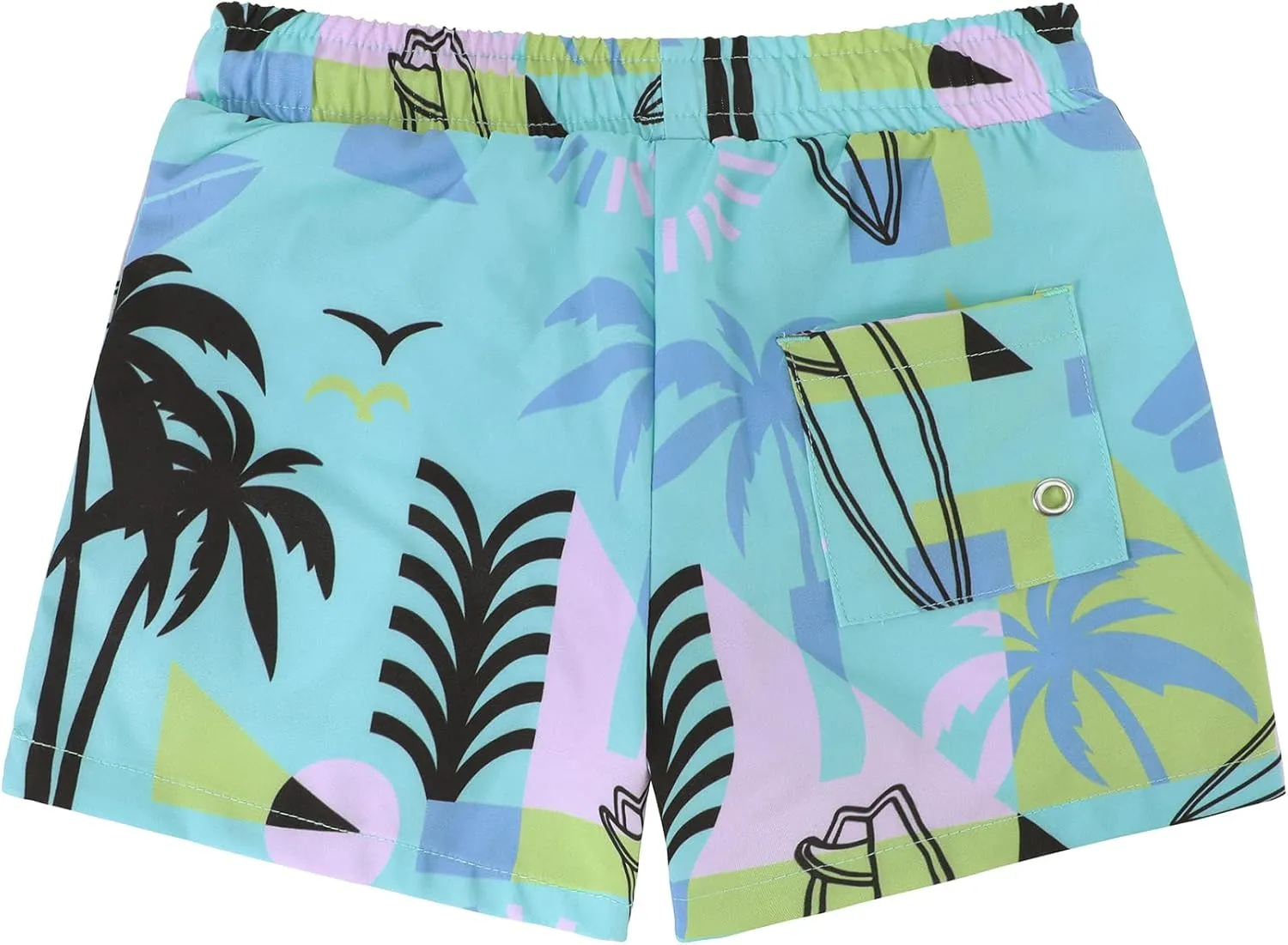 Durio Boys' Swim Trunks - Quick Dry Board Shorts with Stretchy Fabric