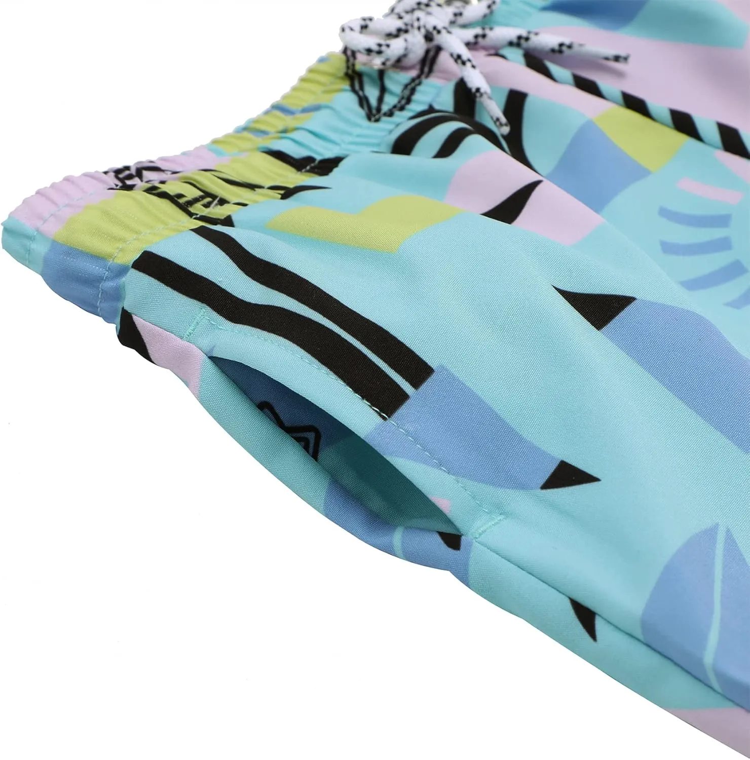Durio Boys' Swim Trunks - Quick Dry Board Shorts with Stretchy Fabric