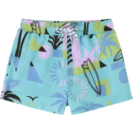Durio Boys' Swim Trunks - Quick Dry Board Shorts with Stretchy Fabric
