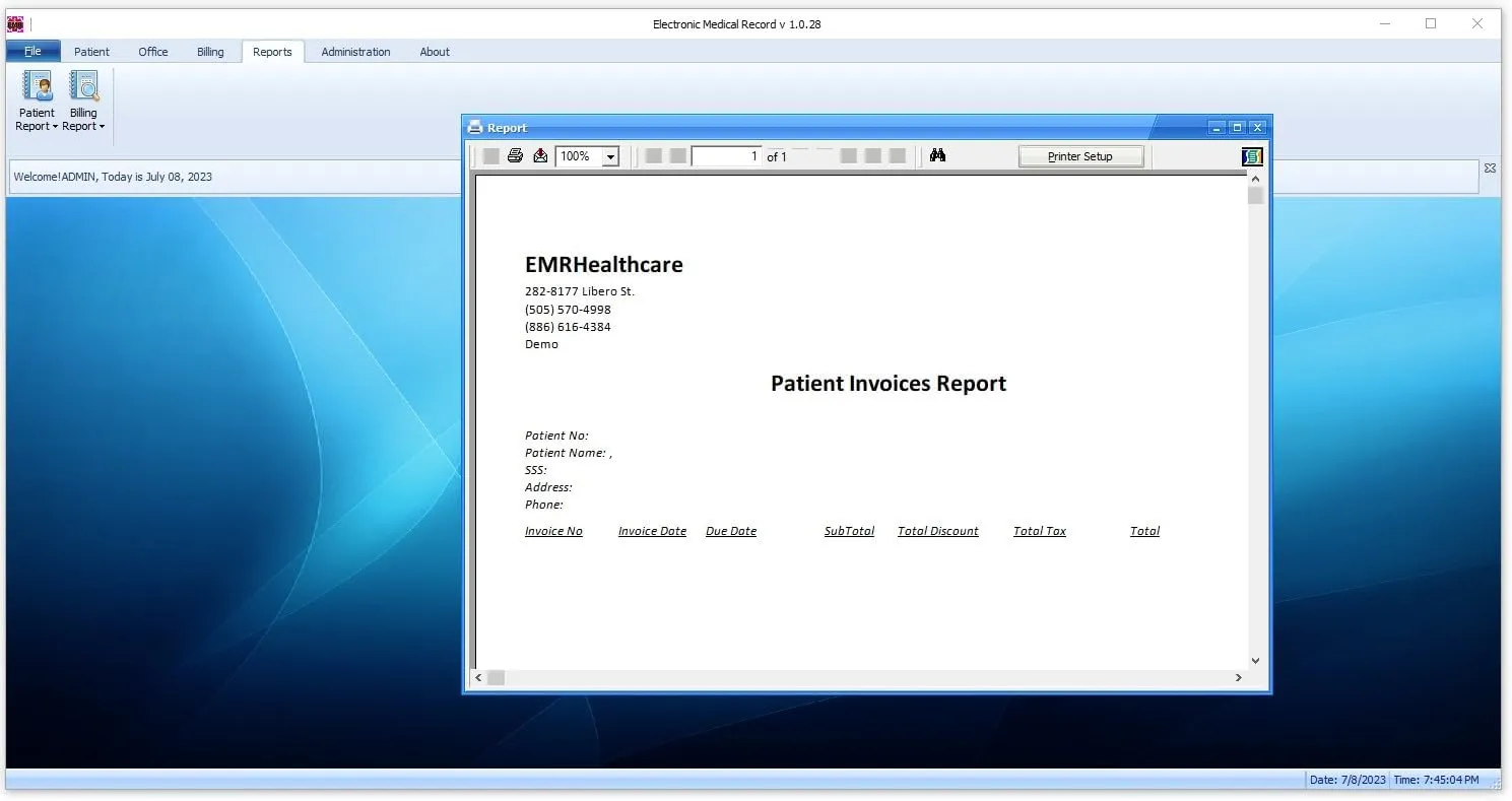 Electronic Medical Record (EMR) and Practice Management Software Suite, E-PracticeSoft Professional, Patient Scheduling, Medical Billing All in One,Electronic Medical Record