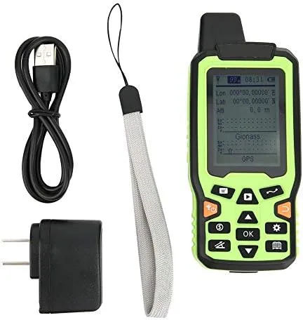 EM90 Handheld Land Area Meter GPS Navigation Track Handheld Land Surveying Equipment US Plug 100-240V for Forest Fish Pond