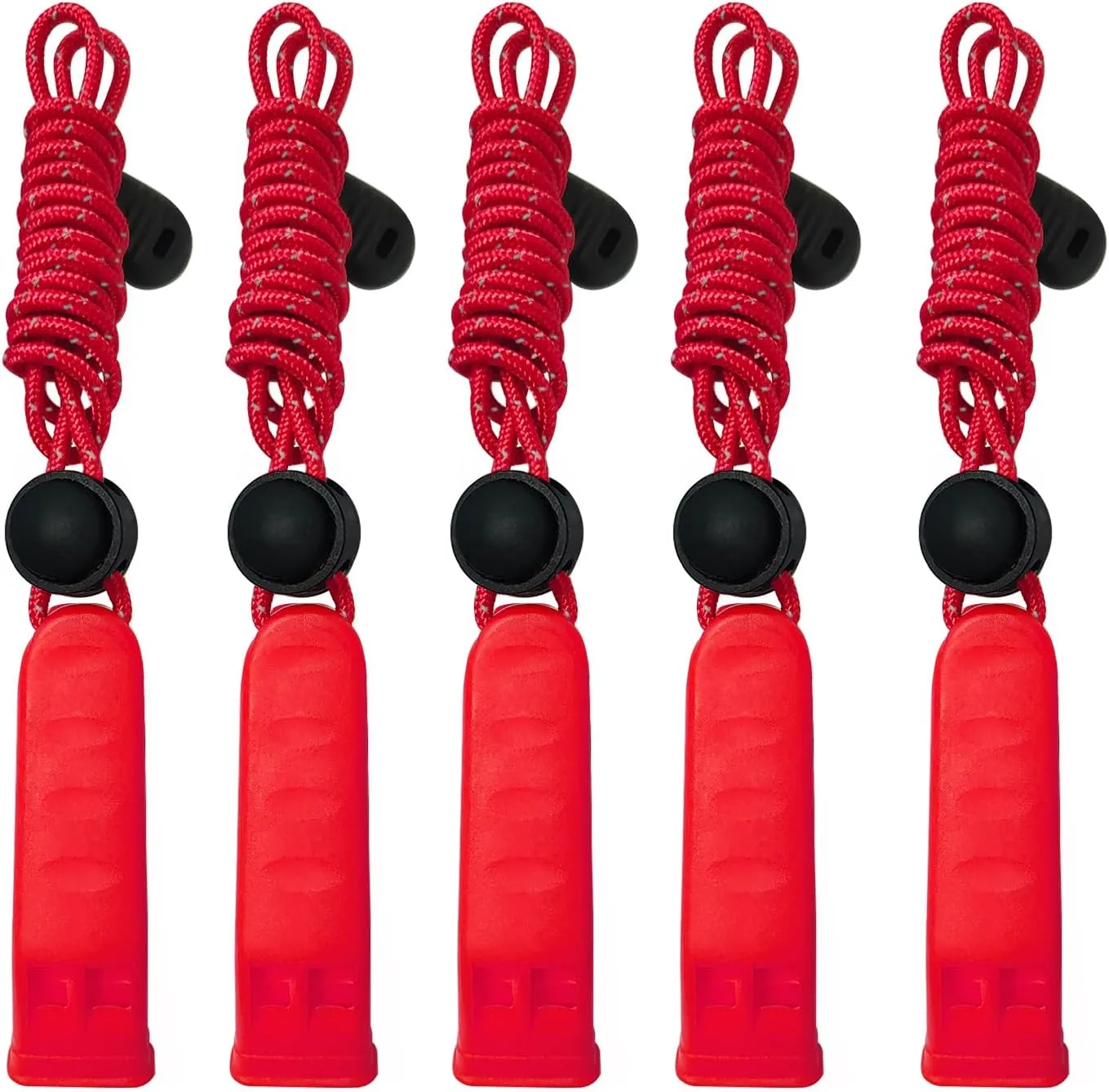 Emergency Whistle, 120db Safety Whistle Survival Shrill Loud for Camping Hiking Hunting Boating Fishing Life Vest Jacket Rescue Signaling Kids Lifeguard 5 Pack