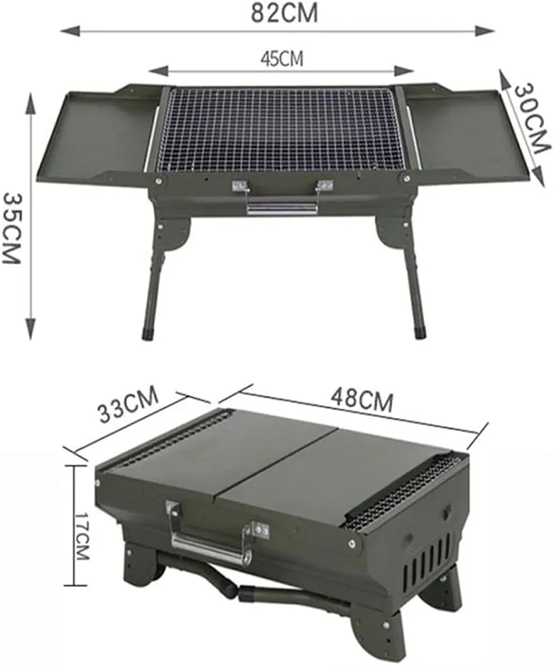 Folding Outdoor Portable Barbecue Grill