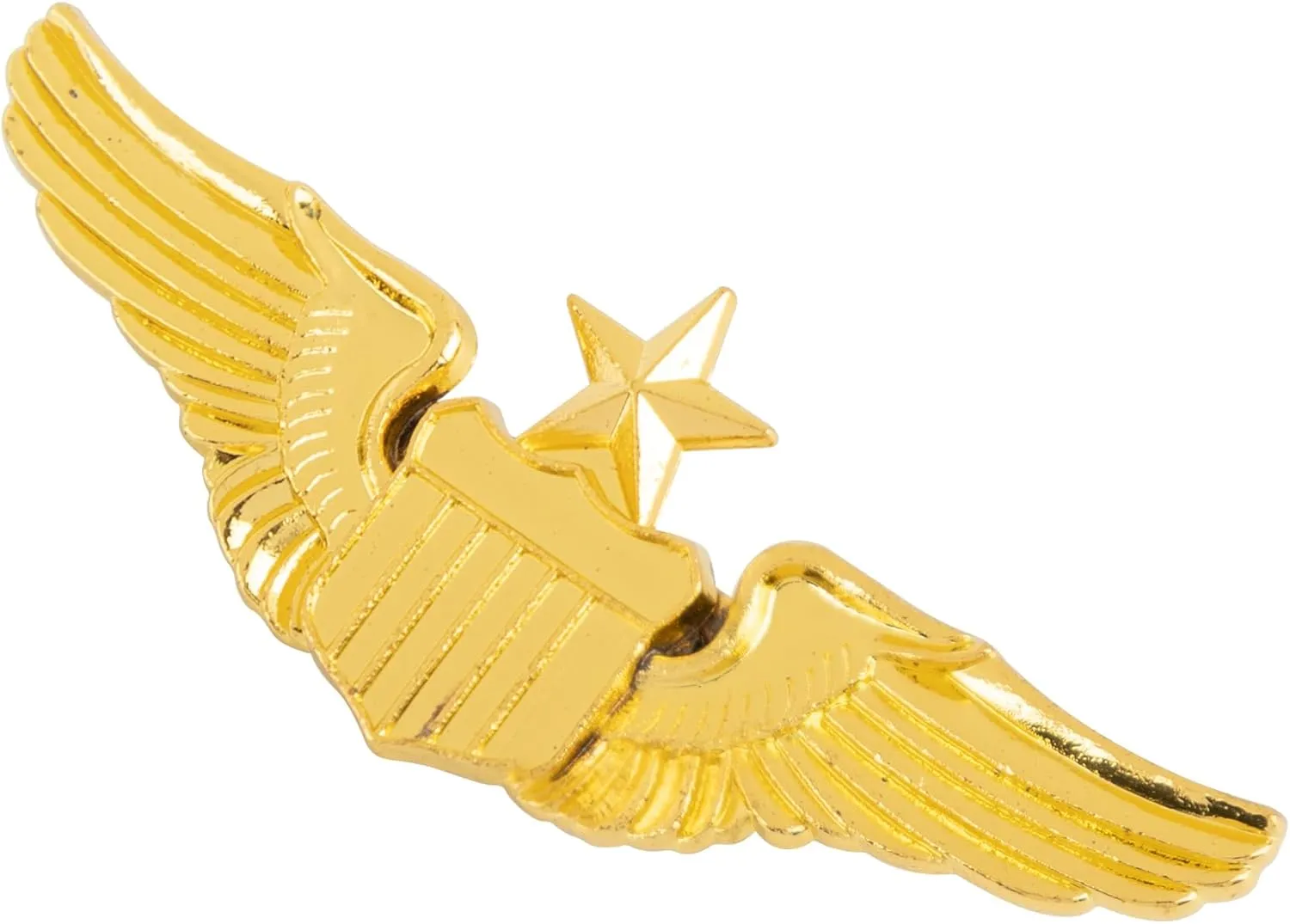 Framendino, Gold Air Force Senior Pilot Wing Badge Metal Aviator Wings Military USAF Pins