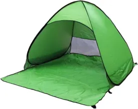 GANAZONO Portable Automatic Pop Up Beach Tent UV Protection Green for Camping Travel and Outdoor Activities