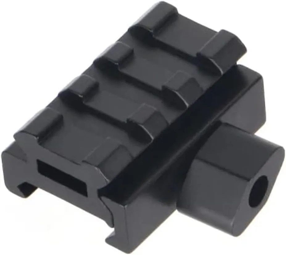 Gotical Three T Trading Low-Profile Compact Riser Mount, 0.5" High, 3 Slots for Scopes and Optics