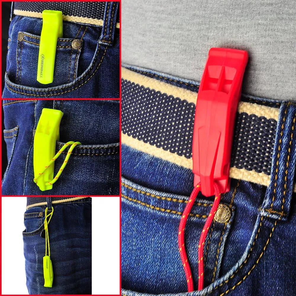 HEIMDALL Emergency Whistle with Lanyard for Safety Boating Camping Hiking Hunting Survival Rescue Signaling