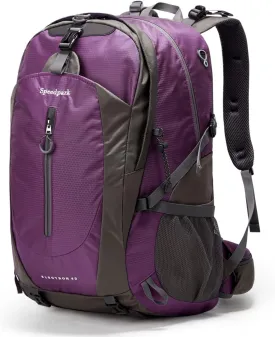 Hiking Backpack 40L Waterproof Hiking Daypack with Rain Cover, Outdoor Trekking Travel Backpacks for Men Women