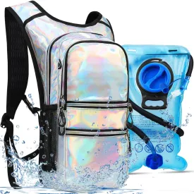 Hydration Pack, Water Backpack with 3L Hydration Bladder Lightweight Insulation, Festival Essential, Rave Hydration Backpack, Hydropack Backpack for Rave, Hiking, Biking, Running, Festival Gear