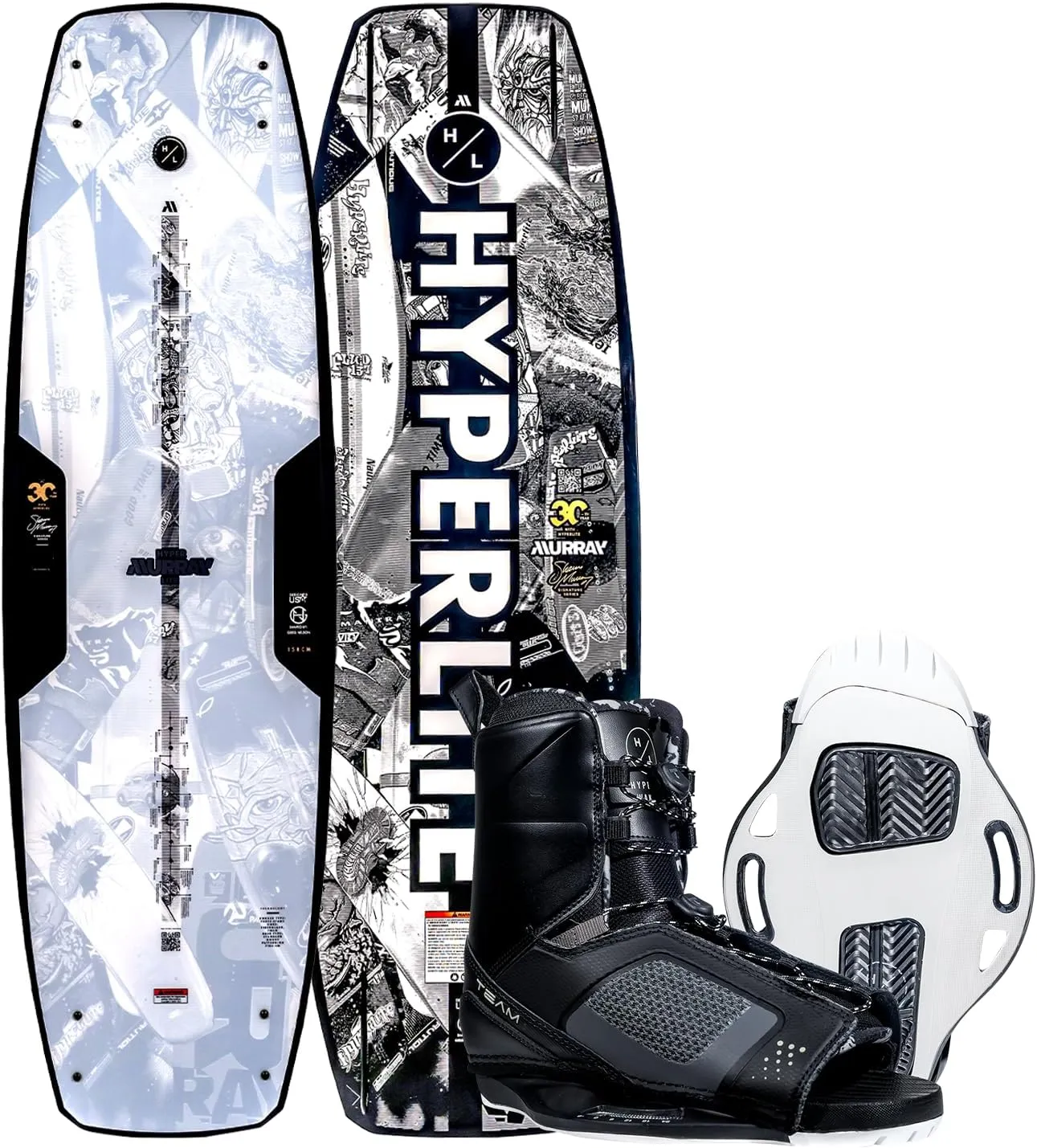 Hyperlite Murray Wakeboard Package w/ Team OT Bindings