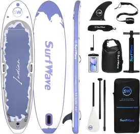 Inflatable Stand Up Paddle Board 11'X34 X6 - Ideal for Beginners and Multi-Water Adventures